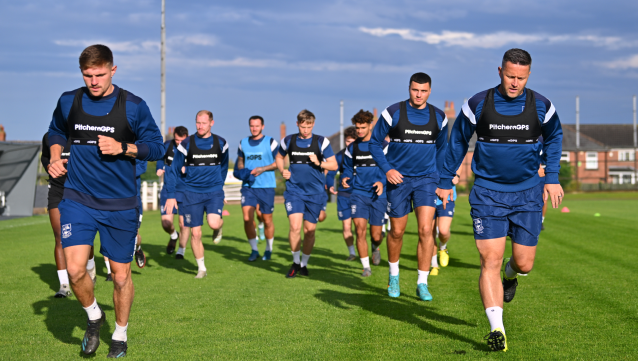 Players wearing a GPS Vest