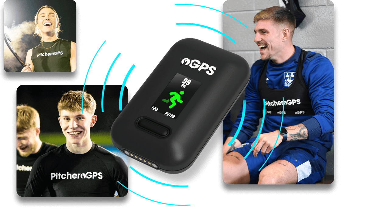 PitcheroGPS Tracker with players wearing the GPS Vest